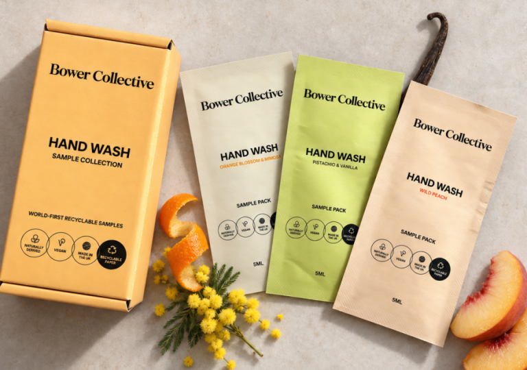 Bower Collective, Kelpi and Guardpack Sachets.